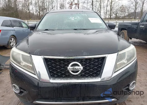 2014 Nissan Pathfinder Platinum z USA, uszkodzony, nr VIN 5N1AR2MN0EC730505